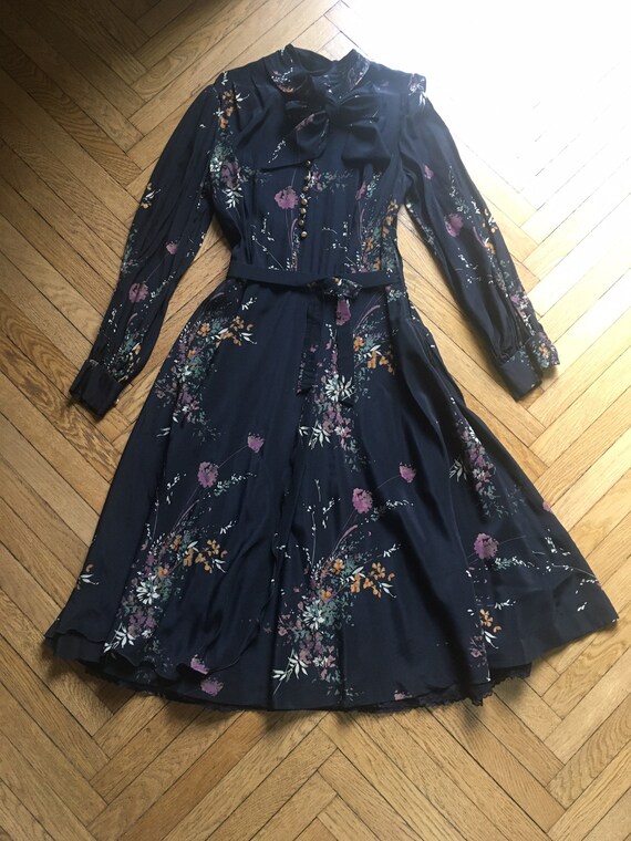40’s silk dress