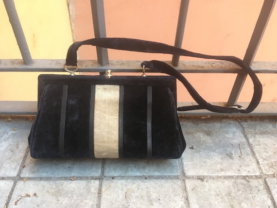 50's Velvet bag