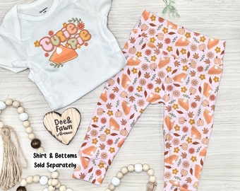 Thanksgiving Pumpkin Pie Baby Outfit | Baby Girl Thanksgiving Outfit | Cutie Pie Baby Leggins | Turkey Baby Leggings| Fall Toddler Outfit