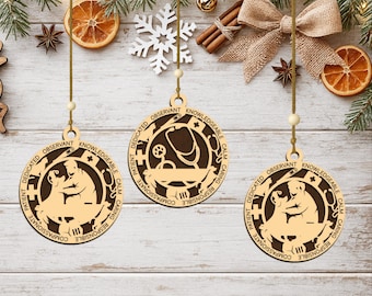 Personalized Veterinarian Ornament, Handcrafted Wood Keepsake, Vet School Graduation Gift