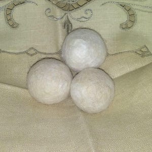 Set of 3 All Natural 100% Alpaca Felted Jingle Bell Cat Toys