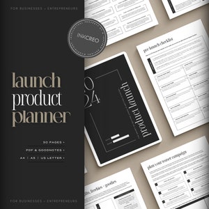 Ultimate Product Launch Workbook • Launch A Product • Launch Event Planner • New Product Release • Product Launch Printable Planner • PDF