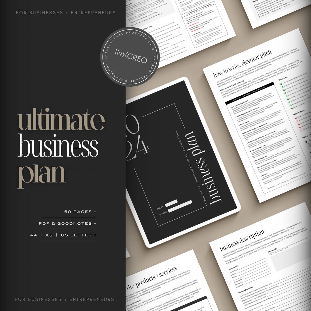 Ultimate Business Plan Workbook Plan Your Entrepreneur Business