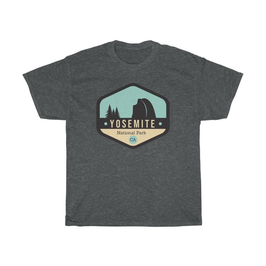 Yosemite National Park Shirt Yosemite Shirt Mountain Hiking Etsy