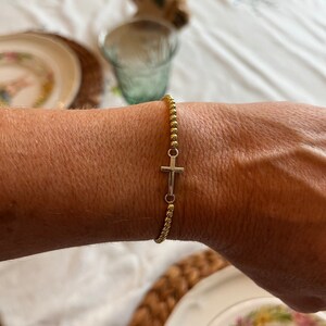 Pulsera Cruz Oro 18k