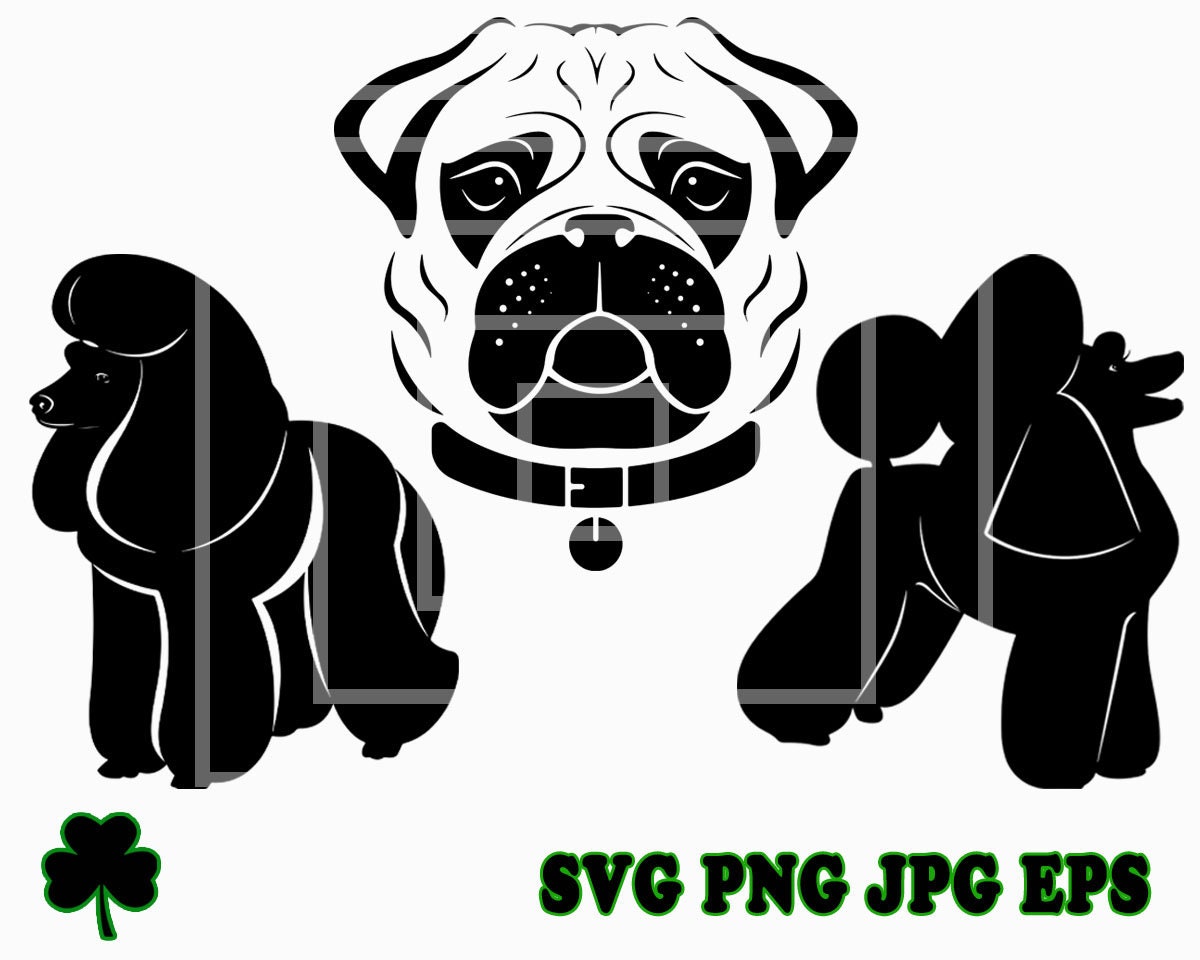 Dog SVG Dog Bundle Dog Clipart Dog Silhouette Cut File SVG - Etsy UK
