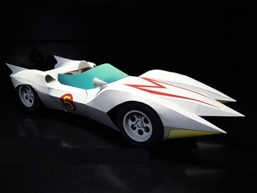 The Mach 5 vector drawing  Speed racer car, Speed racer cartoon,  Futuristic cars