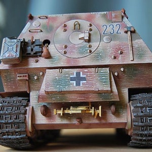 Tiger I Elephant German Tank Papercraft Paper Color Model - Etsy