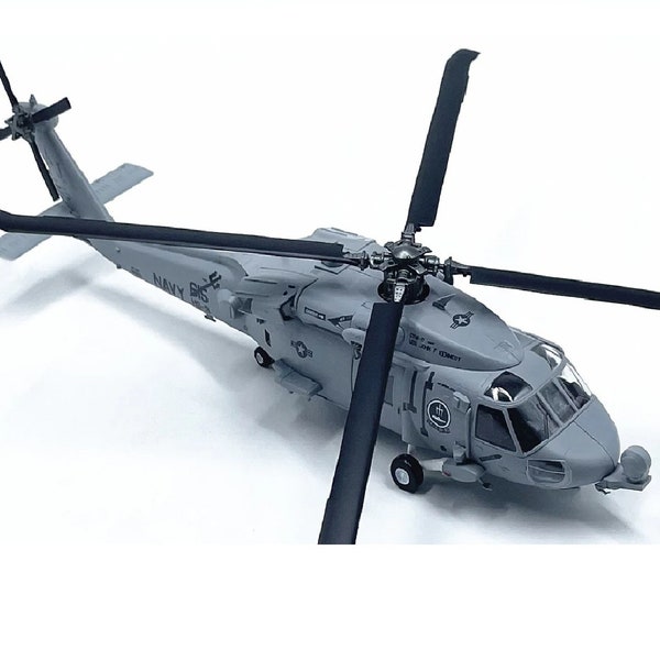 Sikorsky HH-60 Seahawk Navy Helicopter Detail 1/72 Scale model Diecast Collectibles Home and Office Decor BlackHawk