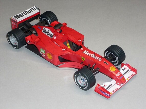 Ferrari 01 F1 Racing Car Papercraft Papier Farbe Modellplane Etsy Ferrari 01 F1 Racing Car Papercraft Papier Farbe Modellplane Etsy