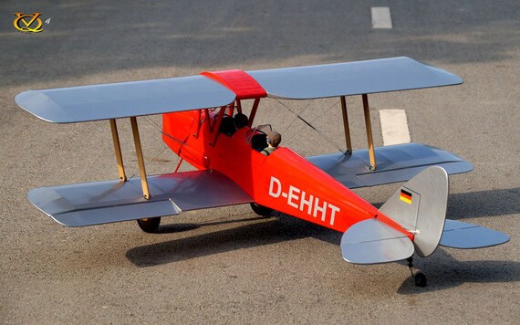 Radio Control RC De Havilland DH.82 Tiger Moth Biplane Electric or