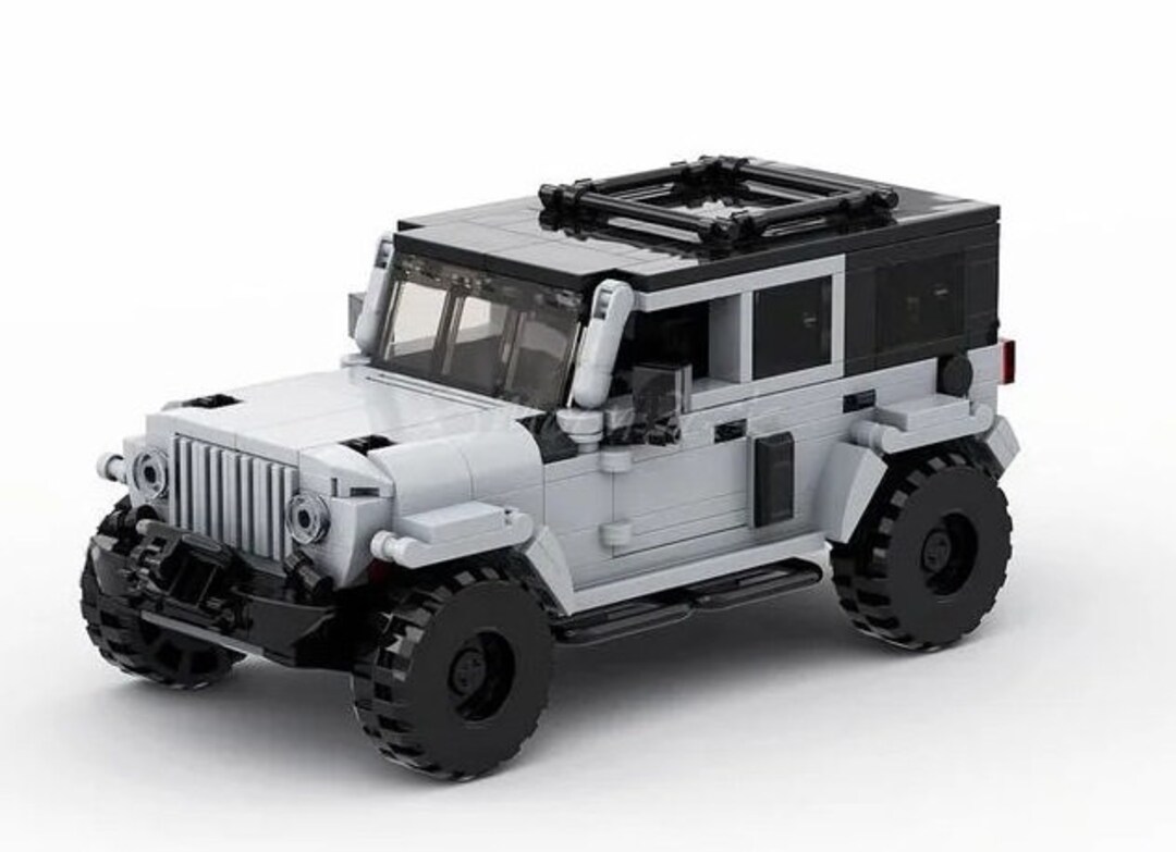 JEEP Wrangler Scale Model Building Blocks Car Bricks Toy for Children