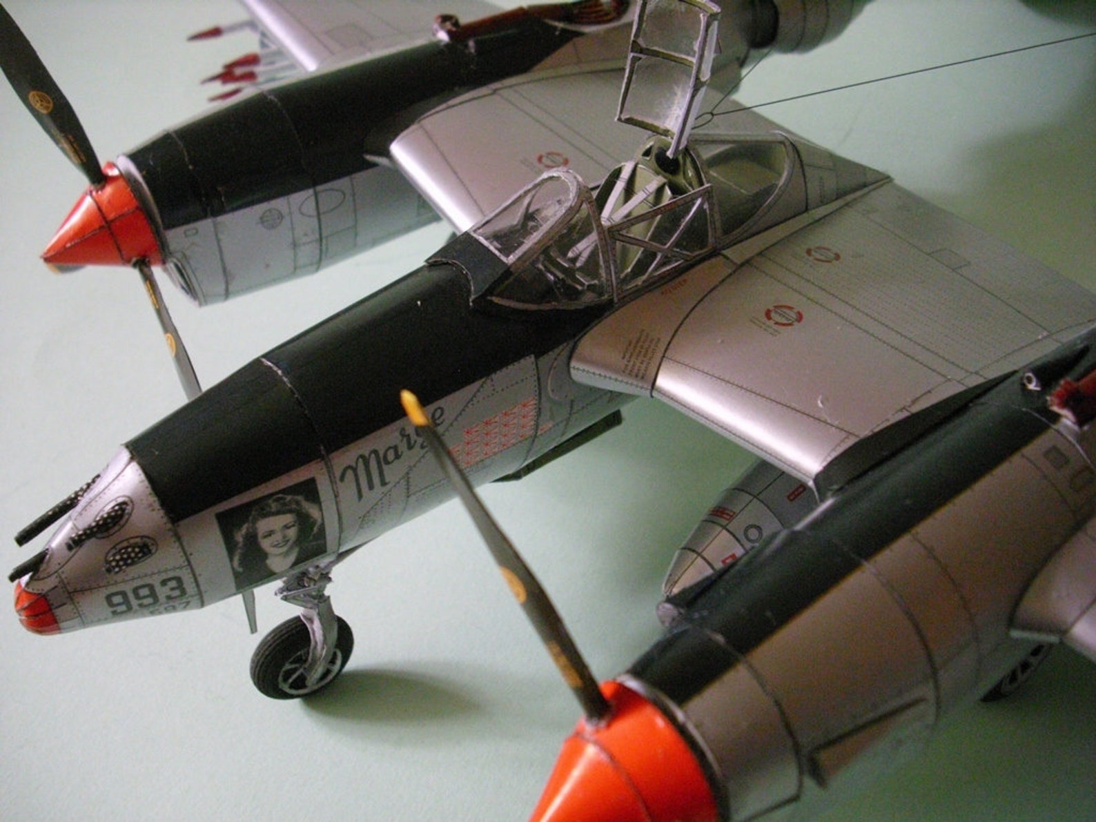 Lockheed P-38 Lightning 3D Paper Fighter Aircraft Plane World | Etsy
