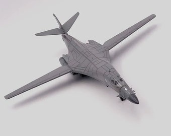 Rockwell B-1 Lancer Strategic Bomber Aircraft Scale model Plane Metal Die cast 1/200 detail collection Home office decoration