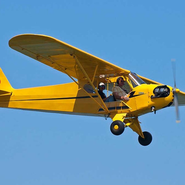 Plans d'avion Piper Cub J-3 Avion à deux places Comprend les dimensions des plans, les instructions, la liste des matériaux dans des fichiers numériques à télécharger et à imprimer.