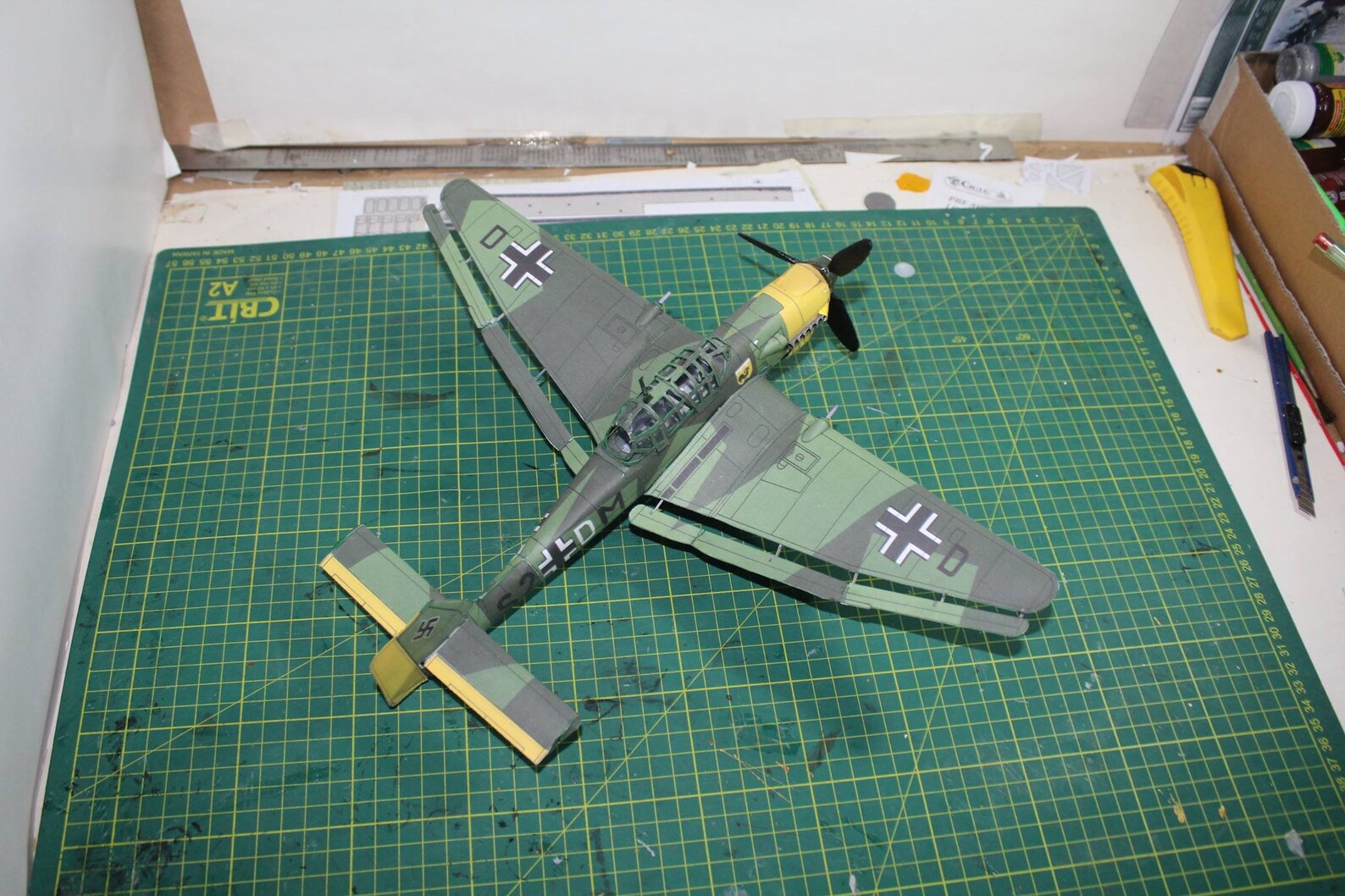 Junkers Ju-87 Stuka 3D model German Attack Bomber Aircraft | Etsy