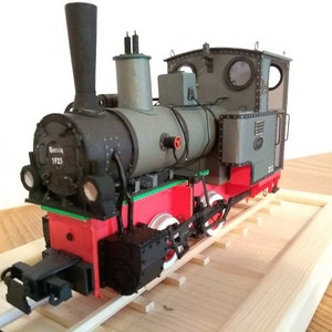 Steam Locomotive Train Papercraft Paper Color Model Plans ...