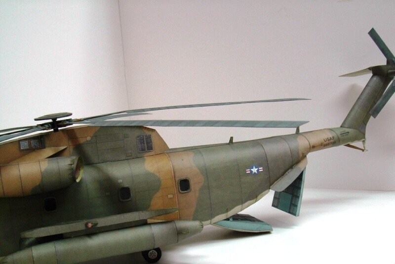 Papercraft 3D Model Helicopter Paper Helicopter Digital Etsy