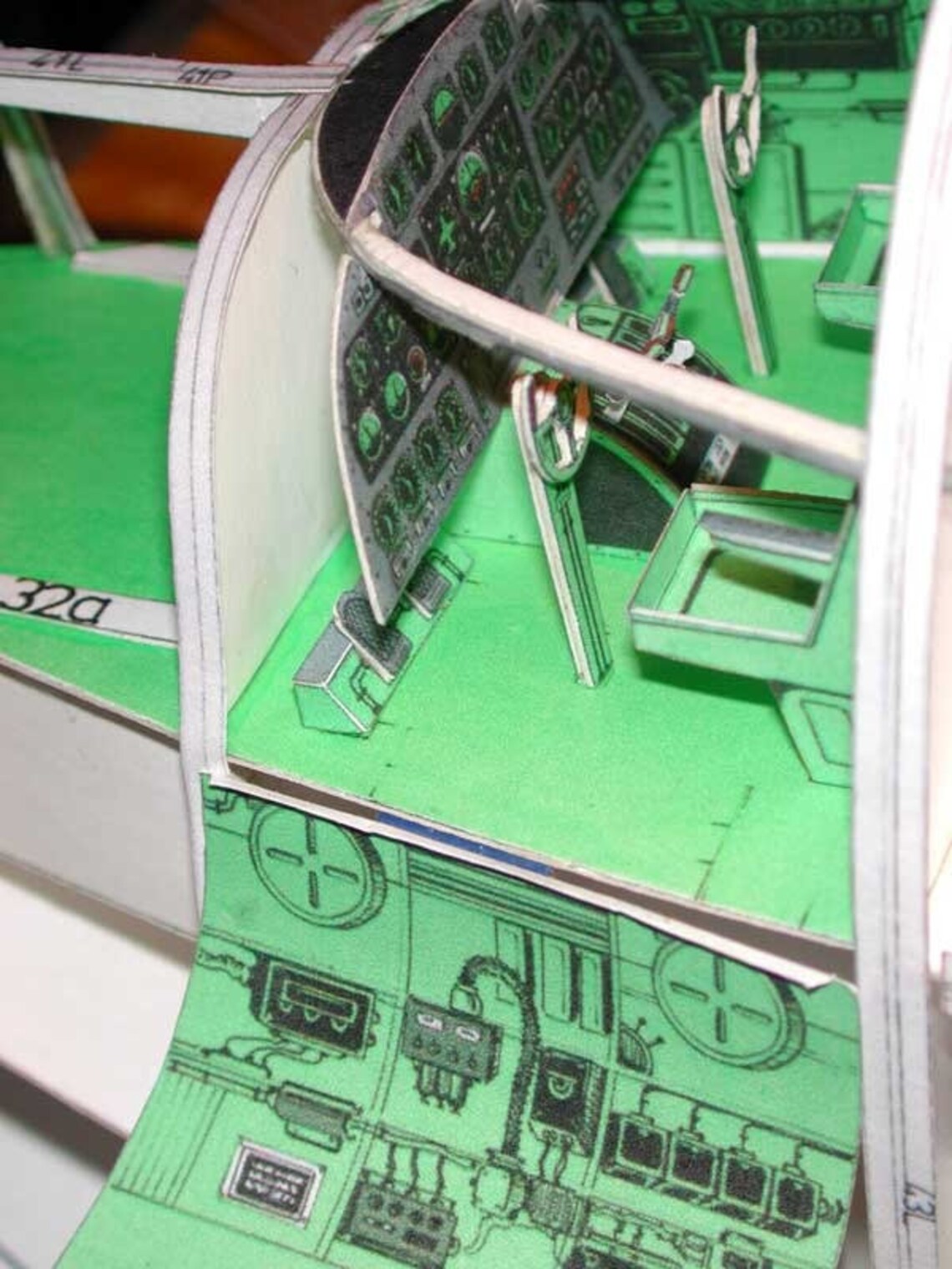 Papercraft 3D Paper Model Plane Paper Craft Plane Digital Etsy