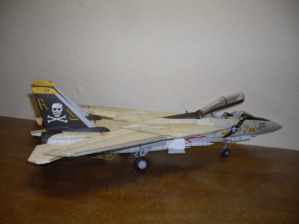 Grumann F14 Tomcat Figther Navy Aircraft Papercraft Paper Etsy Singapore