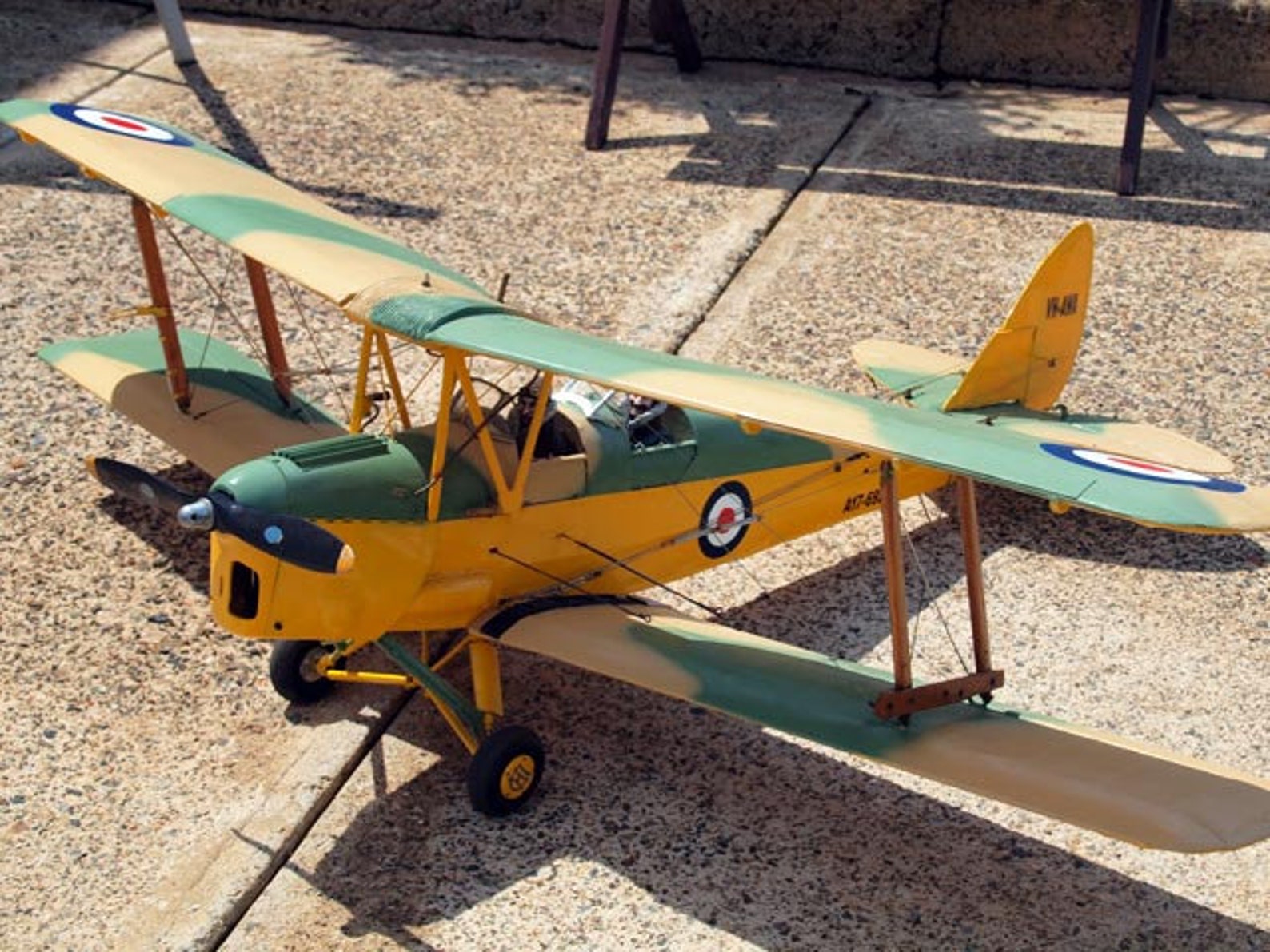 Radio Control RC De Havilland DH.82 Tiger Moth Biplane Etsy