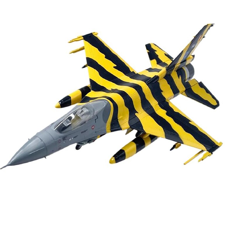 F-16 Tiger Meet MLU Fighting Falcon Aircraft Scale model Viper Fighter Plane Metal Die cast 1/72 Lockheed Martin image 1
