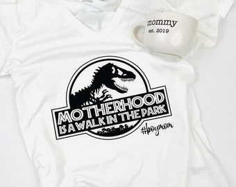 Motherhood is a Walk in the Park- custom tee!