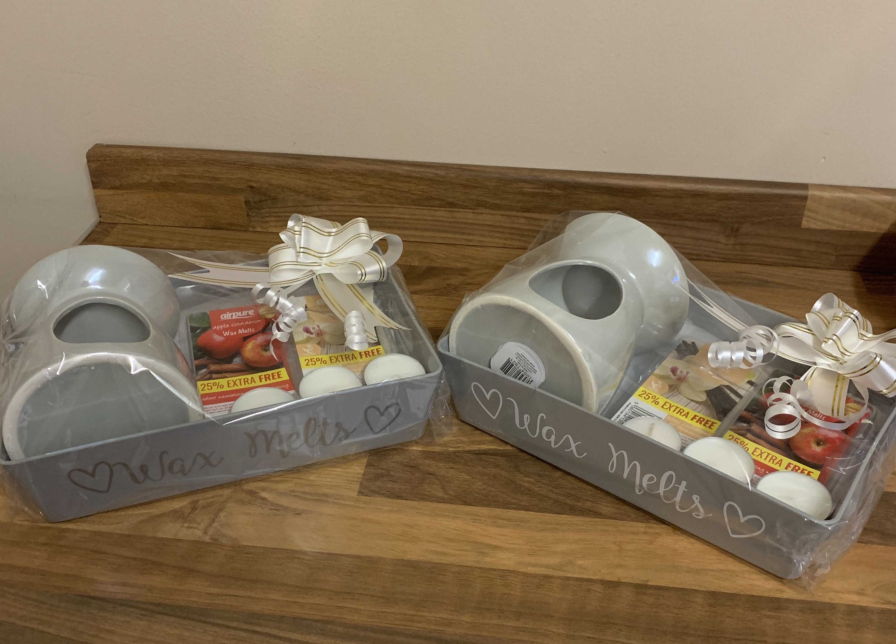 Wax melt storage tray gift set with burner 2 x packs of wax Etsy