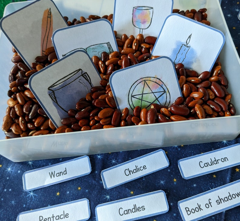 PRINTABLE Altar Tools Nomenclature Cards. Pagan Tools - Etsy