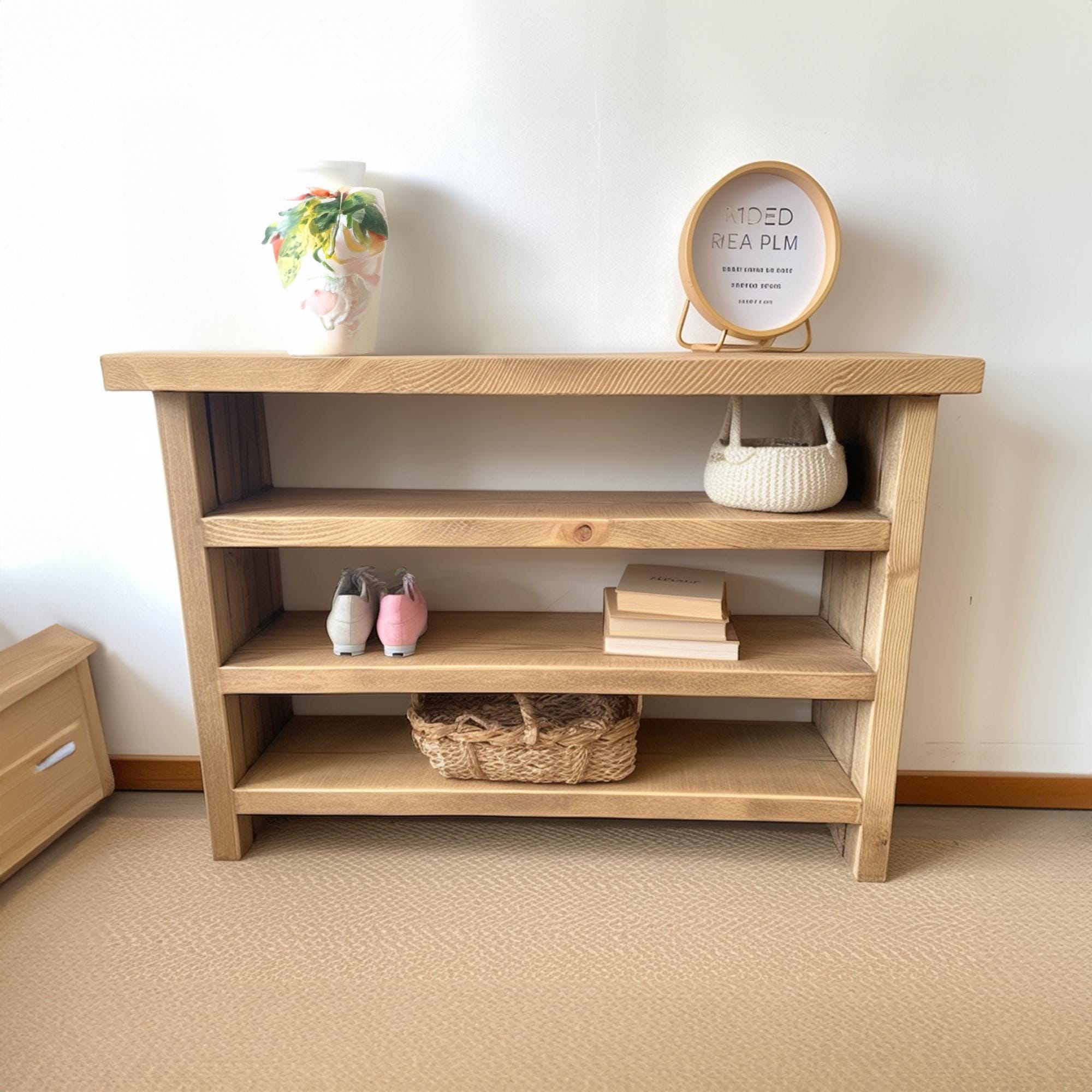 Shoe bench with doors hot sale