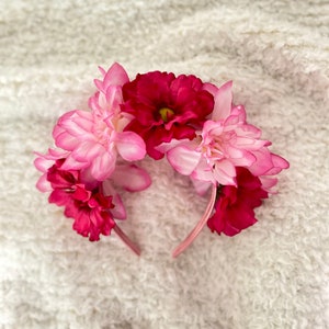 Flower Headband, Flower Crown, Festival Crown, Floral Headwear, Boho Headband
