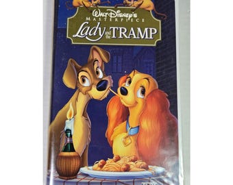Disney's Lady and the Tramp VHS volledig gerestaureerde versie in surround sound Masterpiece Collection