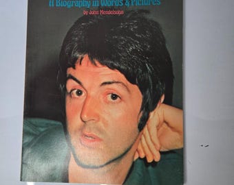 Paul McCartney Een biografie in woord en beeld door John Mendelsohn 1976 Sire Books