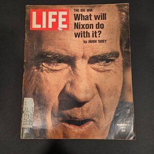 Life Magazine Nixon November 1972