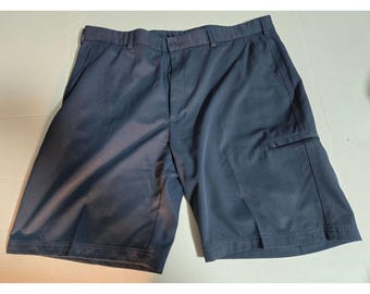 Calções de golfe masculinos na cor azul marinho Pebble Beach