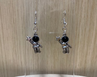 Little space man astronaut earrings