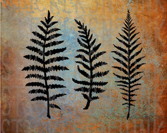 Fern Vinyl Decal, Car Bumper Sticker, Outdoorsy Plant Art