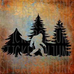 Truck Decals, Car Decal, Decal, Bigfoot, Bumper Sticker, Decal, Sasquatch, Gift for Him, Gift for Her,