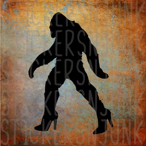 Truck Decals, Bigfoot Car Decal, Vinyl Decal, Sasquatch, Bigfoot Sticker, Sasquatch Stickers, Funny Car Decal,