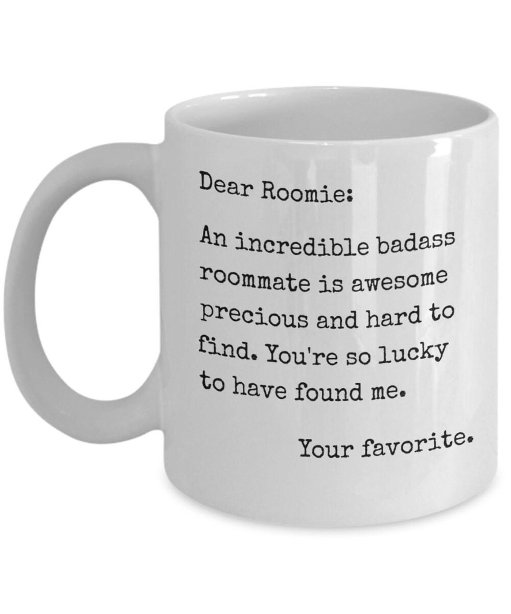 Best Roommate Coffee Mug Roommate Gift for College Dorm Etsy UK
