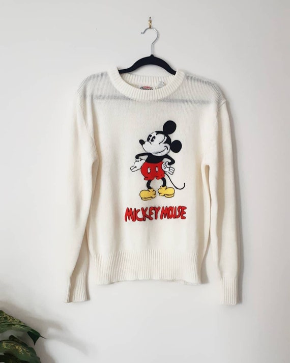 70s Mickey Mouse Sweater 100% Acrylic