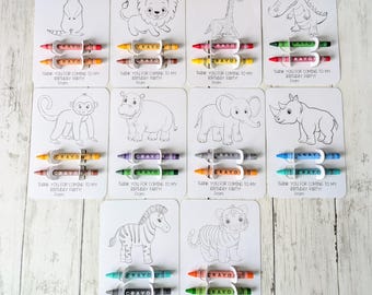 Jungle Party Bag Fillers For Kids, Safari Theme Birthday Party Favors, Birthday Activity Sheet, Colouring Cards, Favors Gifts, Safari Party