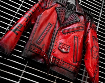 No Juliet - Studded Leather Jacket | Limited Series - Etsy
