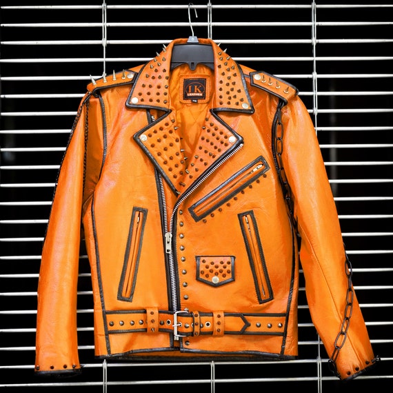 Studded Leather Jacket | Unlimited Series - Etsy Studded Leather Jacket | Unlimited Series - Etsy