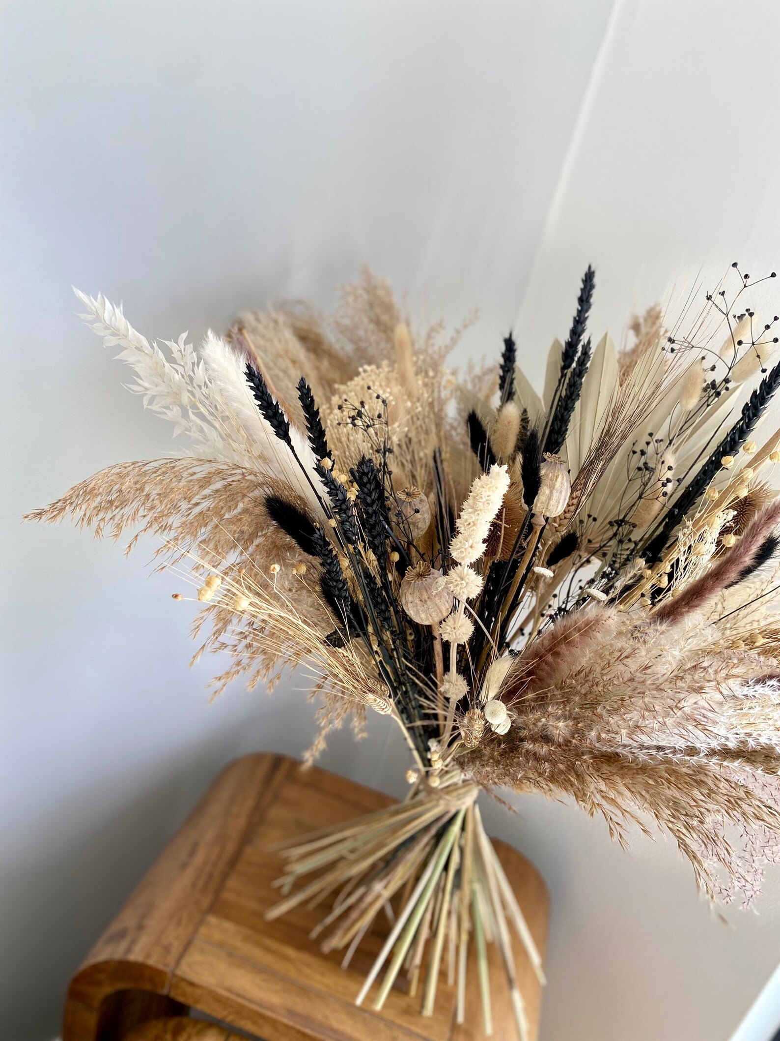 Stunning Dried Bouquet With a Mix of Black Natural and Etsy UK