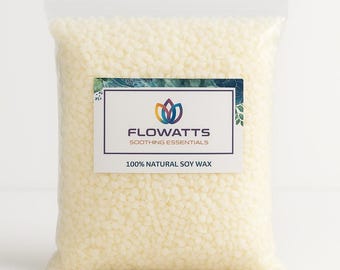 Bolitas de cera de soja para hacer velas: cera vegana natural, combustión limpia, ecológica, suministros para velas (1 kg o 2 kg, proveedor del Reino Unido)