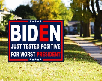 Biden : Worst President Yard Sign