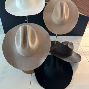 Premium quality! Classic cattleman cCattleman cowboy hat in  Australian wool Great item for hat bars