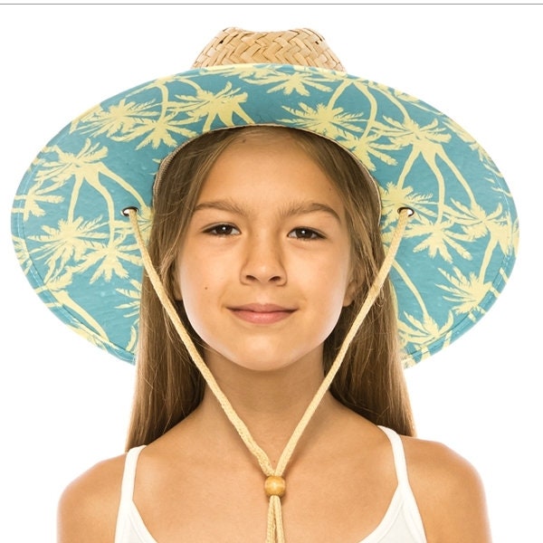 Womens Straw Lifeguard Hat 