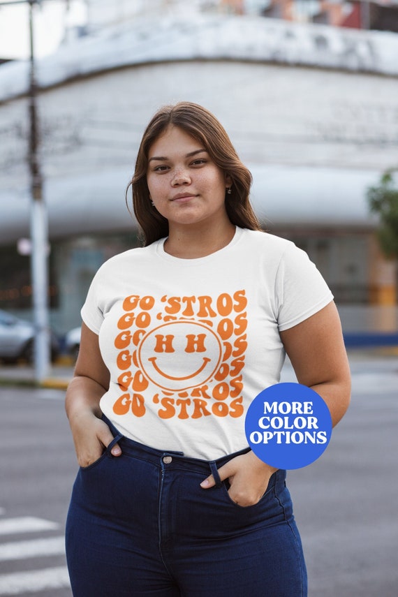 Go stros Shirt Houston Space City Astros Cute Smile 